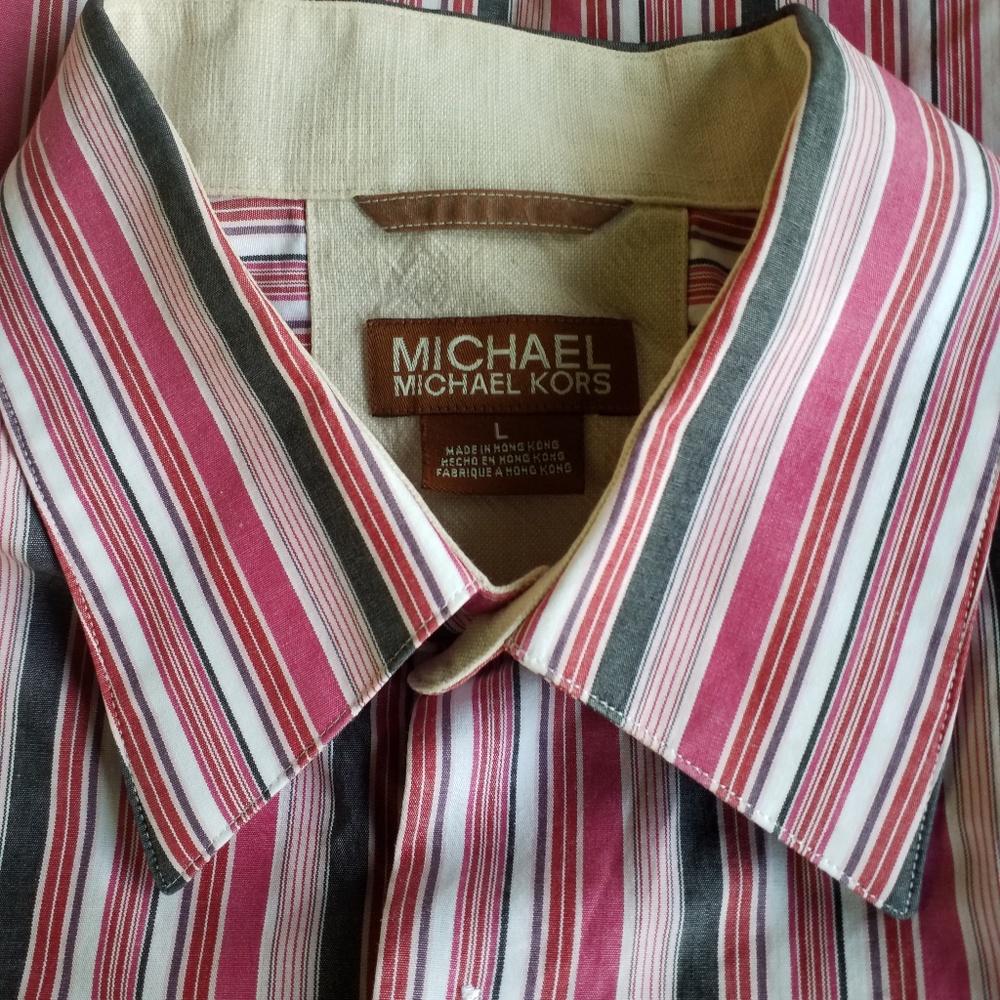 Michael Kors striped button down shirt - Picture 3 of 3